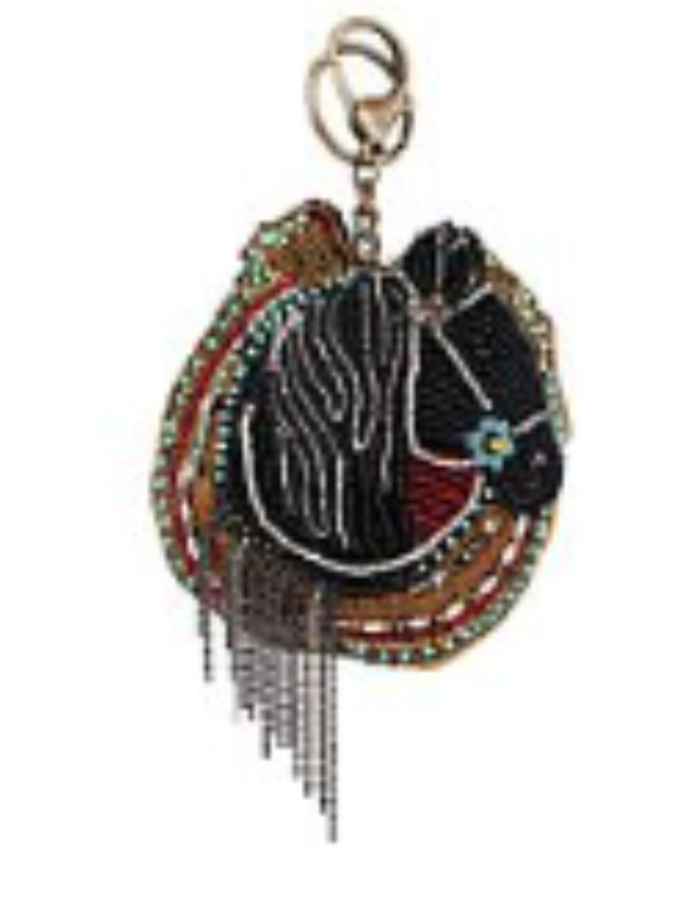 MARY FRANCES Beaded Coin Purse Horse Let's Gallop Coin Purse / Charm